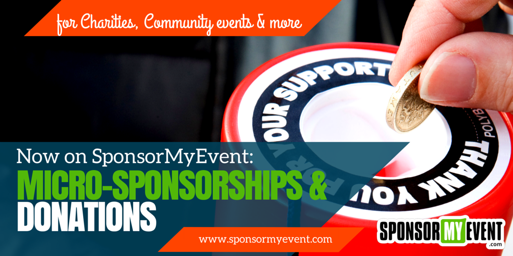 Donations & Micro-Sponsorships Donations & Micro-Sponsorships