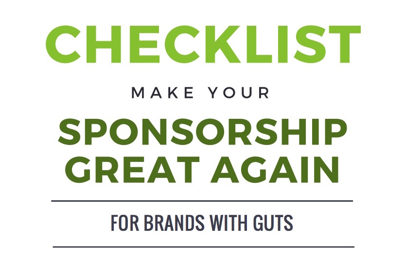 Checklist for Sponsors